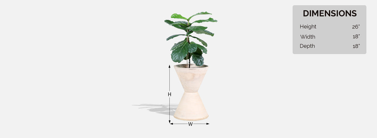 Large Double Cone Planter by LaGardo Tackett for Architectural Pottery 