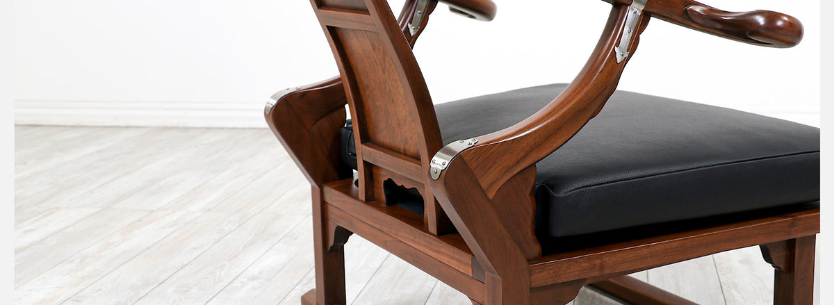 Mid-Century Modern "Far East Collection" Arm Chairs by Baker